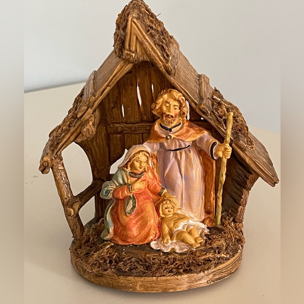 Vintage Nativity Scene Made in Italy